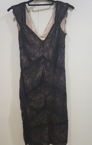 Oasis Black Lace Dress
